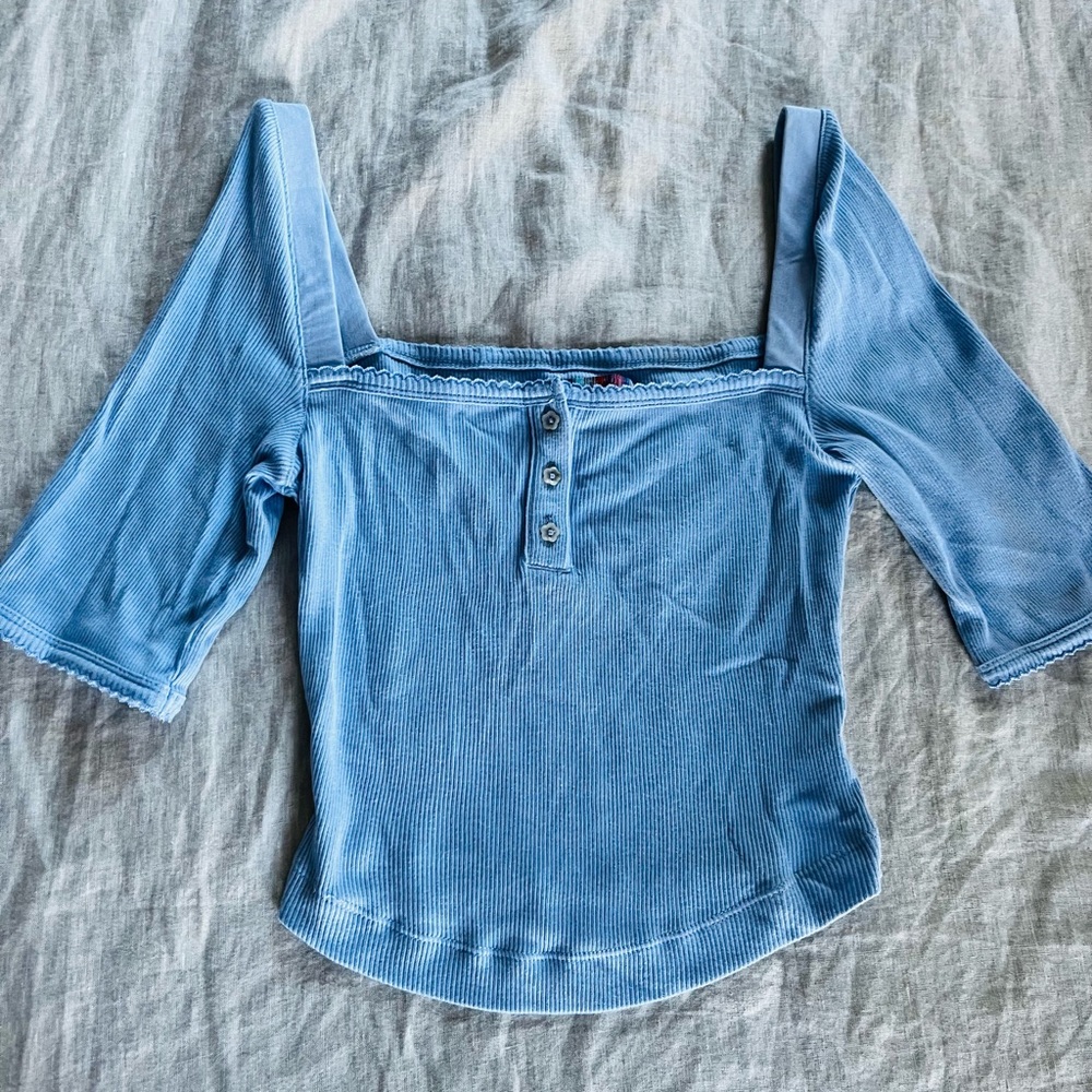 Urban Outfitters Sky Blue Top
